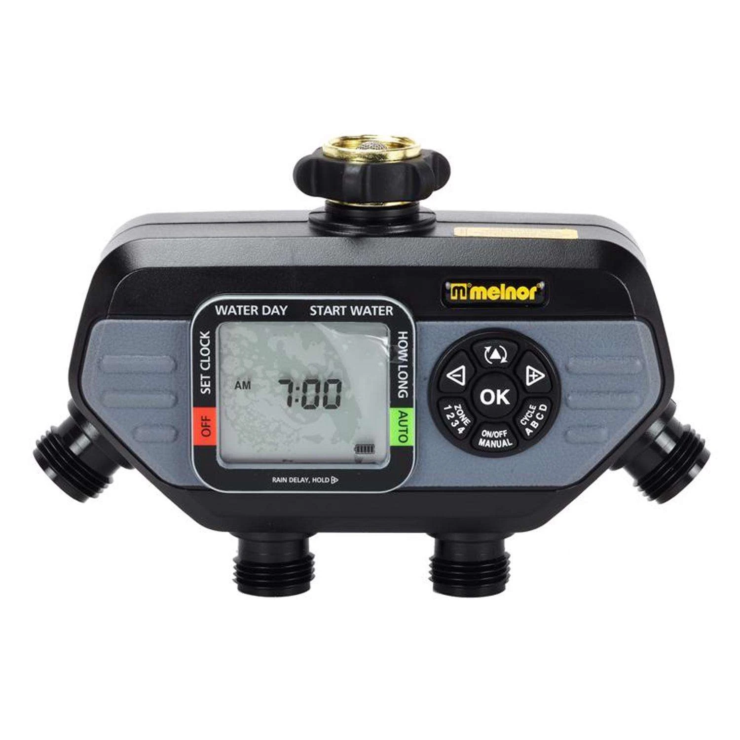 Melnor HydroLogic Programmable 4 Zone Digital Water Timer 1 Melnor HydroLogic Programmable 4 Zone Digital Water Timer