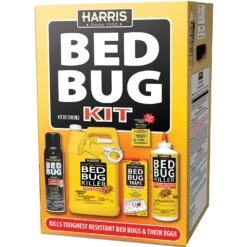 Harris Bed Bug Kit Liquid 4 Pc