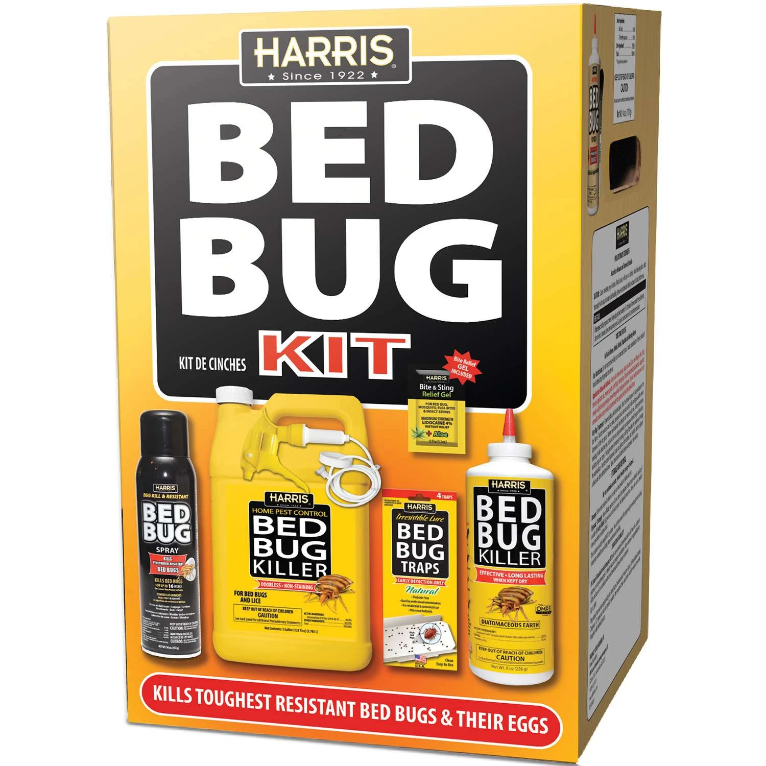 Harris Bed Bug Kit Liquid 4 Pc 1 Harris Bed Bug Kit Liquid 4 Pc