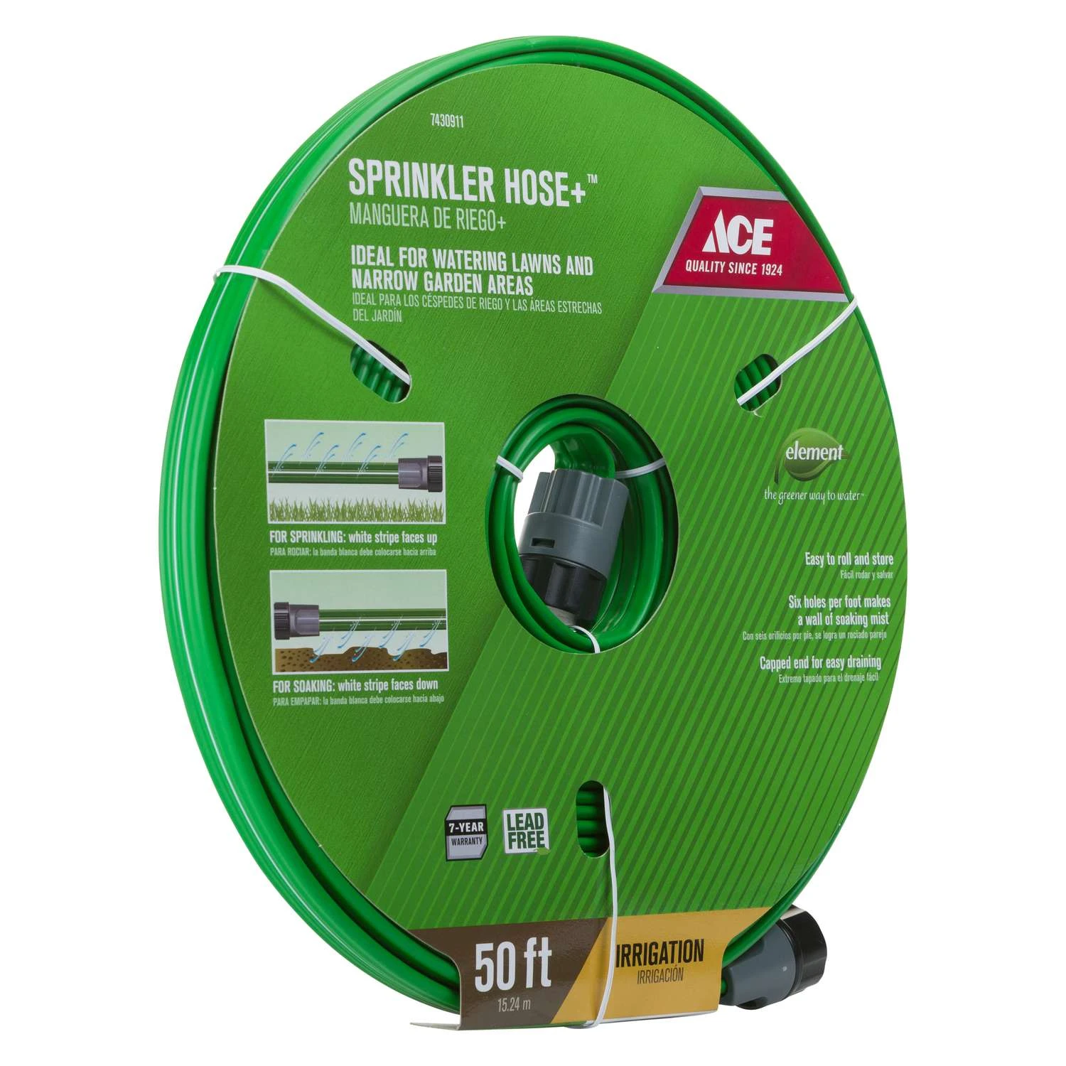 Ace 5/8 In. D X 50 Ft. L Sprinkler Hose 2 Ace 5/8 In. D X 50 Ft. L Sprinkler Hose - Image 2