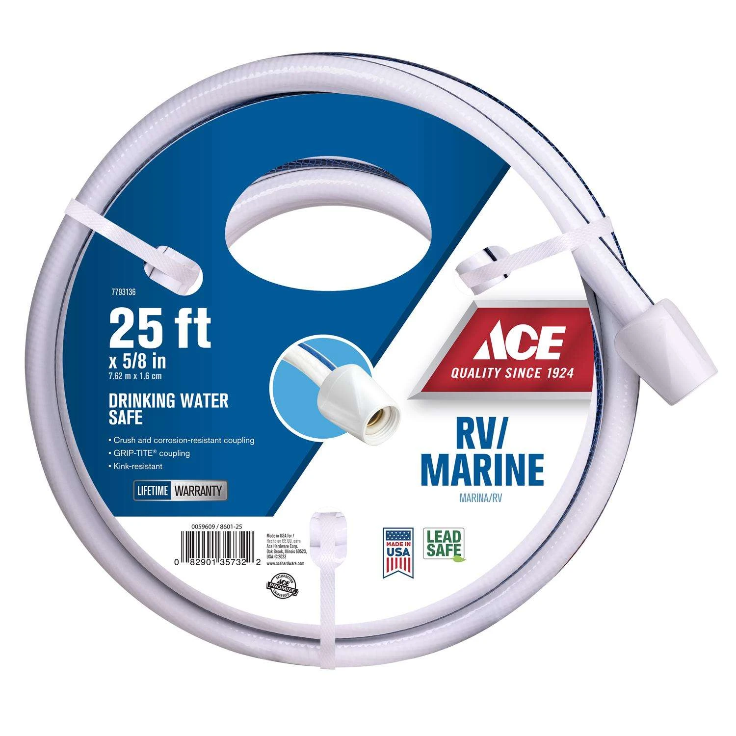 Ace SmartFLO 5/8 In. D X 25 Ft. L RV/Marine Hose 1 Ace SmartFLO 5/8 In. D X 25 Ft. L RV/Marine Hose