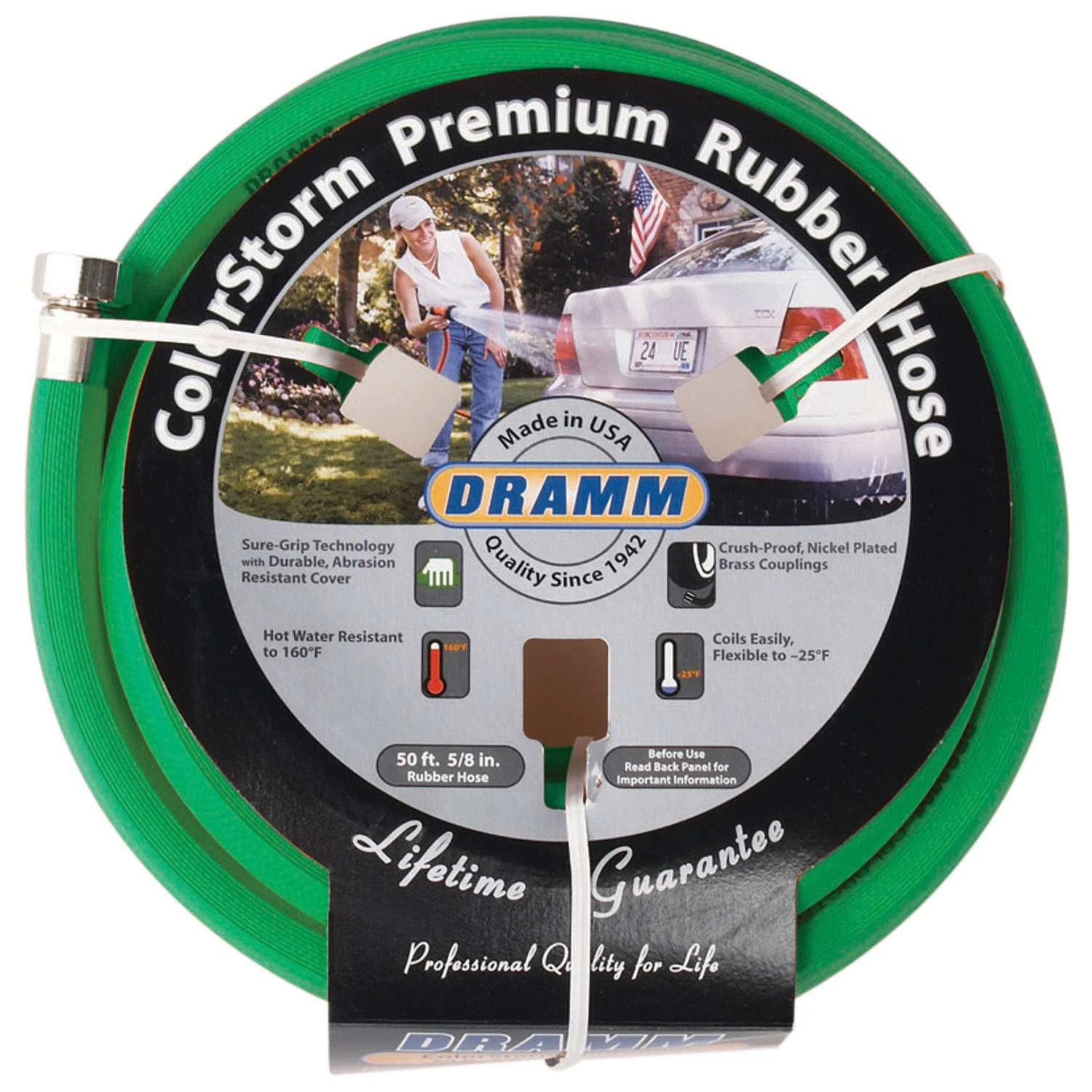 Dramm ColorStorm 5/8 In. D X 50 Ft. L Heavy Duty Premium Grade Garden Hose 7 Dramm ColorStorm 5/8 In. D X 50 Ft. L Heavy Duty Premium Grade Garden Hose - Image 7