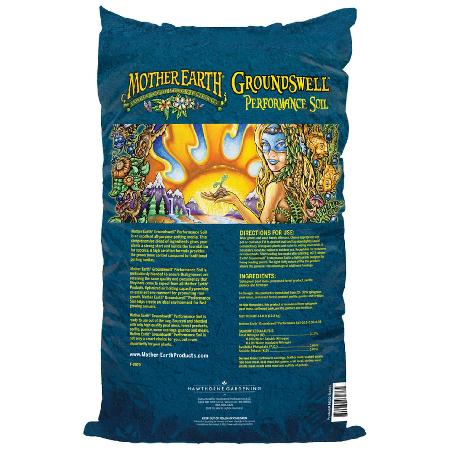 Mother Earth Groundswell All Purpose Potting Soil 1.5 Cu Ft 4 Mother Earth Groundswell All Purpose Potting Soil 1.5 Cu Ft - Image 4