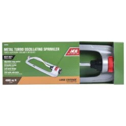 Ace Metal Sled Base Oscillating Sprinkler 4000 Sq Ft 1 Pk