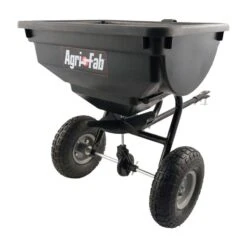 Agri-Fab 120 In. W Tow Behind Spreader For Fertilizer/Ice Melt/Seed 85 Lb. Cap.