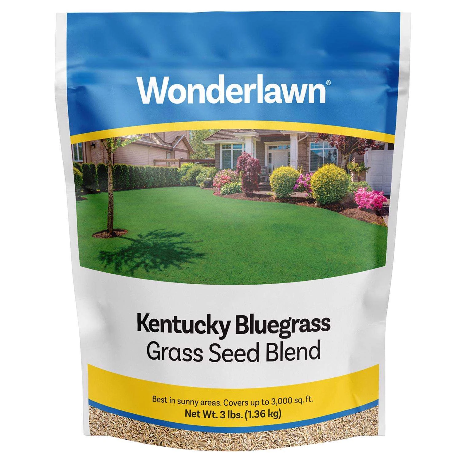 Wonderlawn Kentucky Bluegrass Sun Or Shade Grass Seed 3 Lb 1 Wonderlawn Kentucky Bluegrass Sun Or Shade Grass Seed 3 Lb