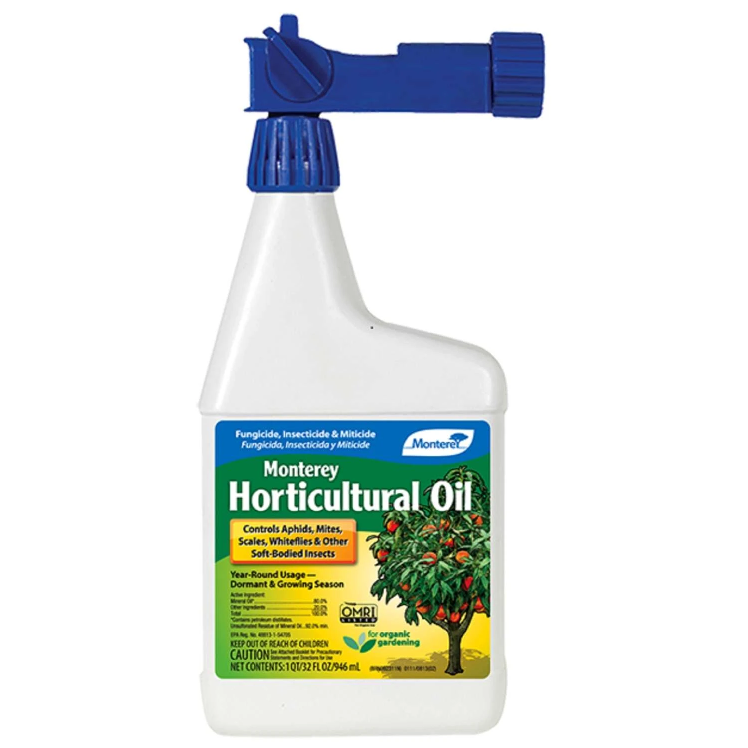 Monterey Organic Horticultural Spray Oil Liquid Concentrate 32 Oz 1 Monterey Organic Horticultural Spray Oil Liquid Concentrate 32 Oz