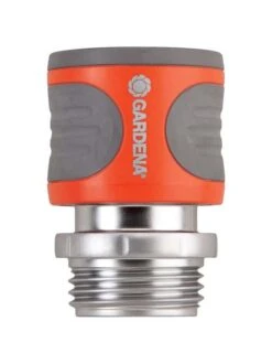 Gardena 3/4 In. Metal Threaded Male/Female Hose Connector