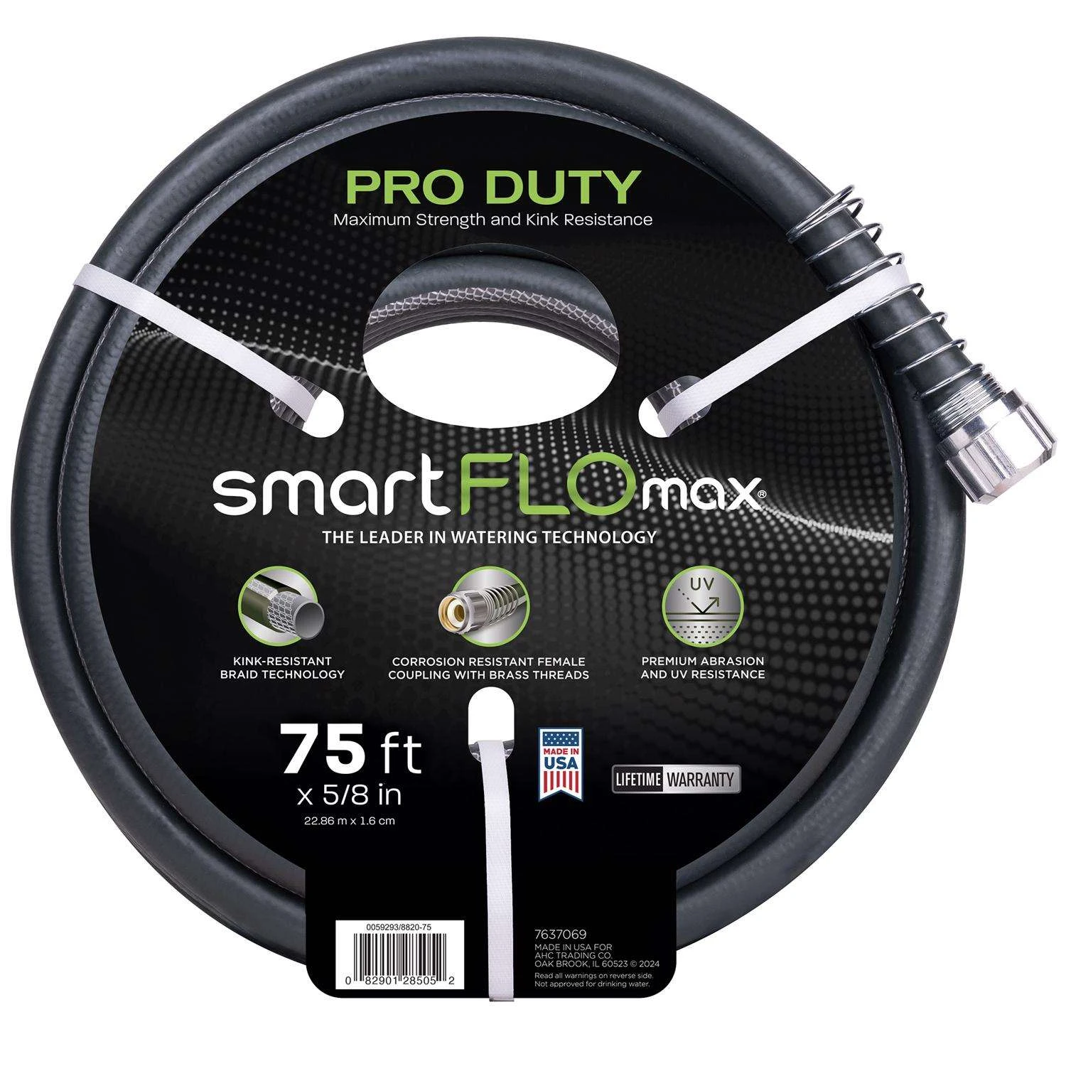 Ace SmartFLO Max 5/8 In. D X 75 Ft. L Premium Grade Garden Hose 1 Ace SmartFLO Max 5/8 In. D X 75 Ft. L Premium Grade Garden Hose