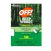 OFF! Deep Woods Insect Repellent Towelettes For Mosquitoes 12 Pk