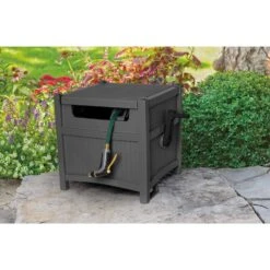 Suncast Smart Trak 225 Ft. Gray Retractable Free Standing Hideaway Hose Reel -Toro Shop b4d22792 b3b3 4de6 9507 ce7fd941cd66