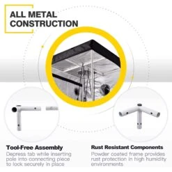 IPower Hydroponic Grow Tent -Toro Shop b6e80efc f340 420f 8323 c0f7cbbed835