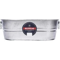 Behrens 4 Gal Steel Tub Oval