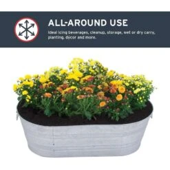 Behrens 2 Gal Steel Tub Oval -Toro Shop b7e20290 8fcd 4240 b226 e144d3f51171