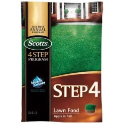 Scotts Step 4 Weed & Feed Lawn Fertilizer For All Grasses 5000 Sq Ft