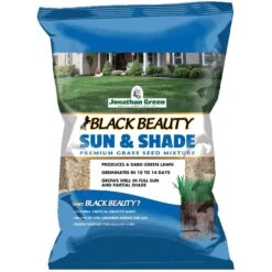 Jonathan Green Black Beauty Sun And Shade Mixed Partial Shade/Sun Grass Seed 25 Lb