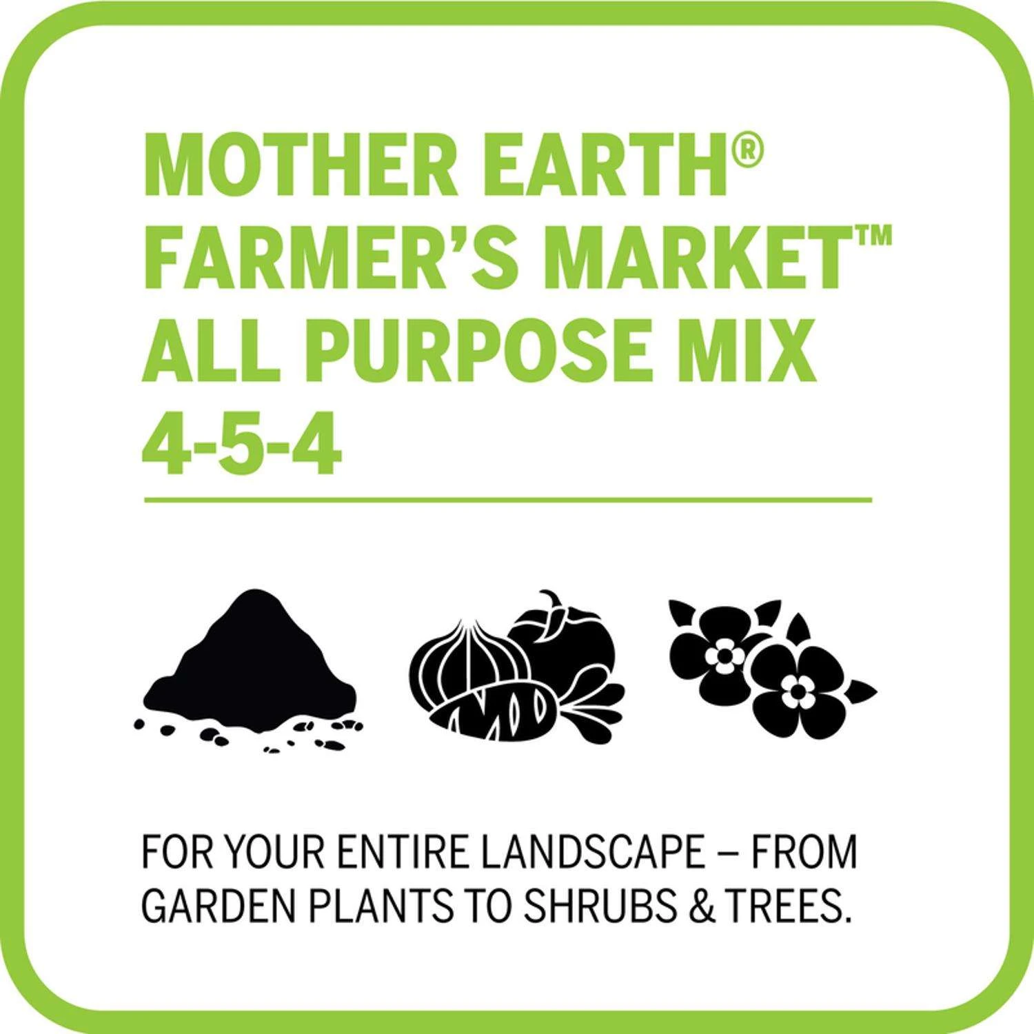 Mother Earth Farmers Market All Plant 4-5-4 Plant Fertilizer 4.4 Lb 4 Mother Earth Farmers Market All Plant 4-5-4 Plant Fertilizer 4.4 Lb - Image 4