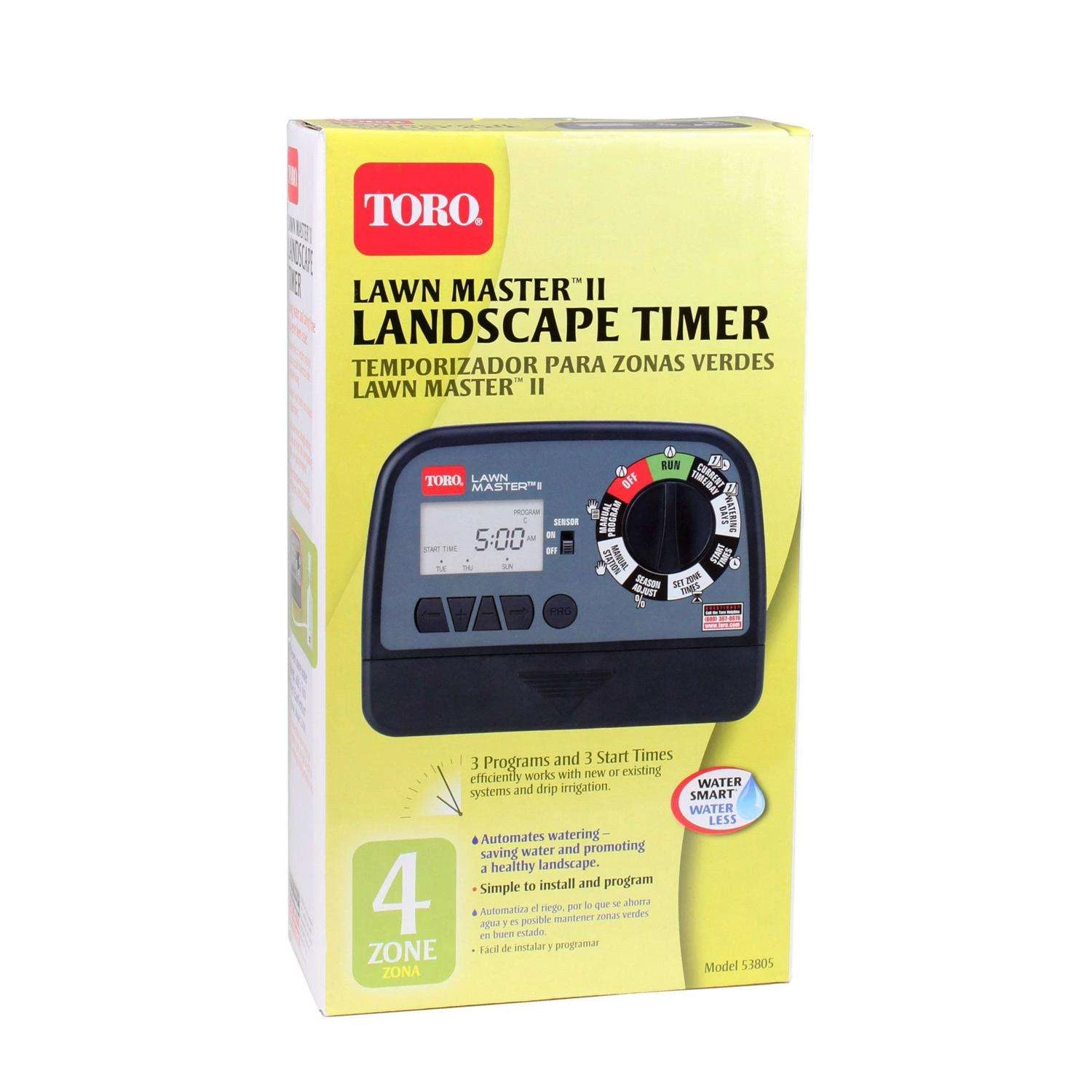 Toro Lawn Master II Programmable 4 Zone Sprinkler Timer 4 Toro Lawn Master II Programmable 4 Zone Sprinkler Timer - Image 4
