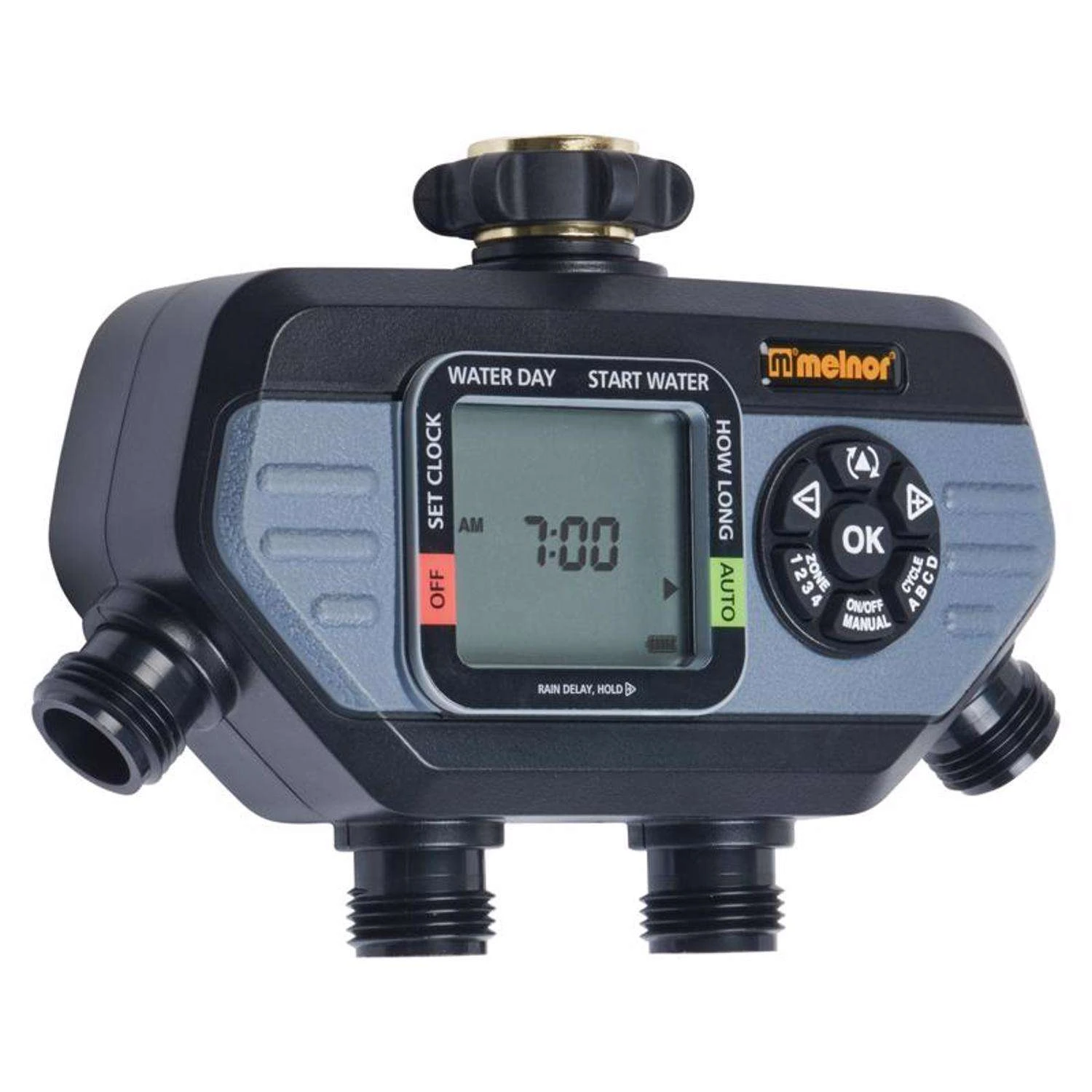Melnor HydroLogic Programmable 4 Zone Digital Water Timer 2 Melnor HydroLogic Programmable 4 Zone Digital Water Timer - Image 2