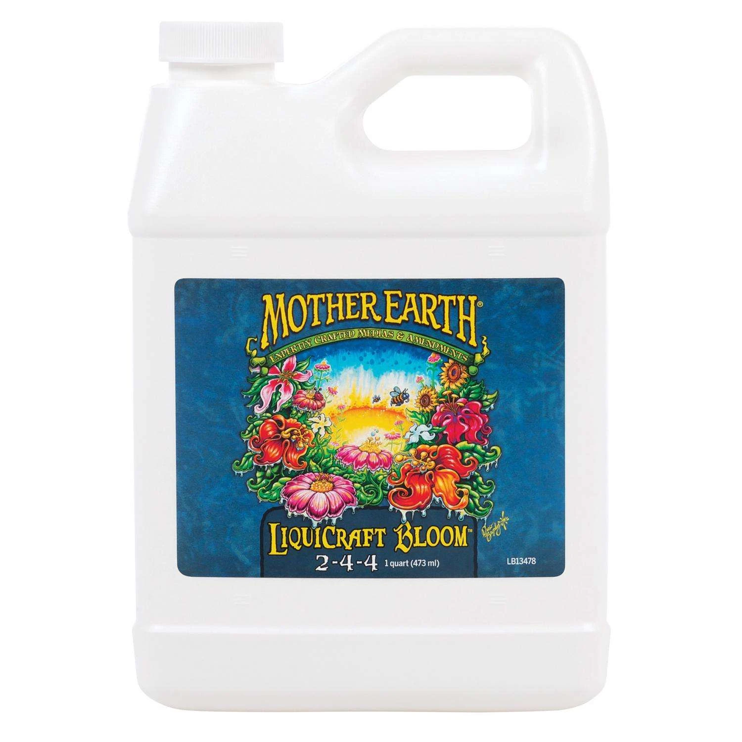 Mother Earth LiquiCraft Bloom All Plant 2-4-4 Plant Fertilizer 1 Qt 1 Mother Earth LiquiCraft Bloom All Plant 2-4-4 Plant Fertilizer 1 Qt