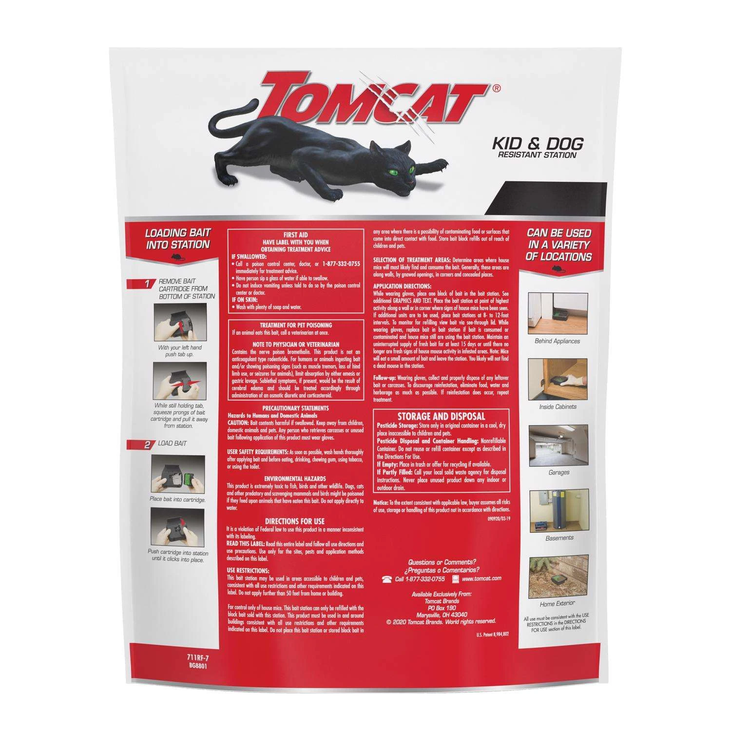 Tomcat Bait Station Blocks For Mice 1 Pk 10 Tomcat Bait Station Blocks For Mice 1 Pk - Image 10