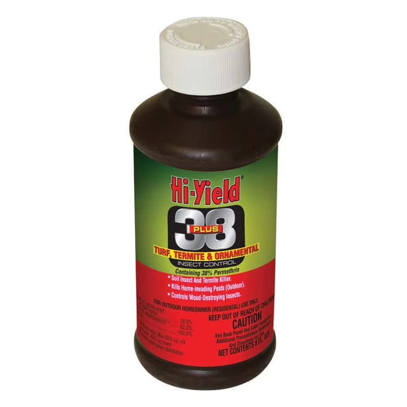 Hi-Yield 38 Plus Turf Termite And Ornamental Insect Killer Liquid Concentrate 8 Oz 1 Hi-Yield 38 Plus Turf Termite And Ornamental Insect Killer Liquid Concentrate 8 Oz