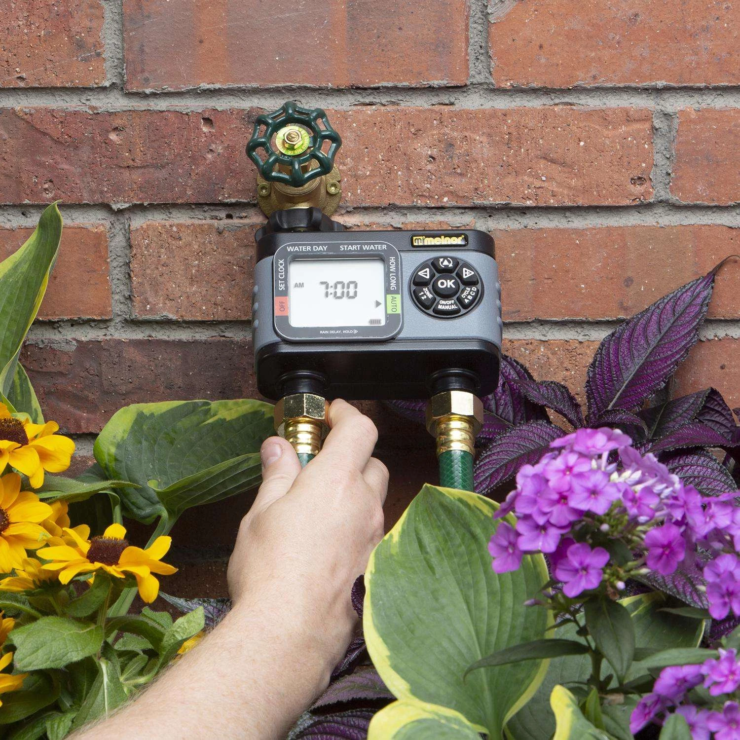 Melnor HydroLogic Programmable 2 Zone Digital Water Timer 4 Melnor HydroLogic Programmable 2 Zone Digital Water Timer - Image 4