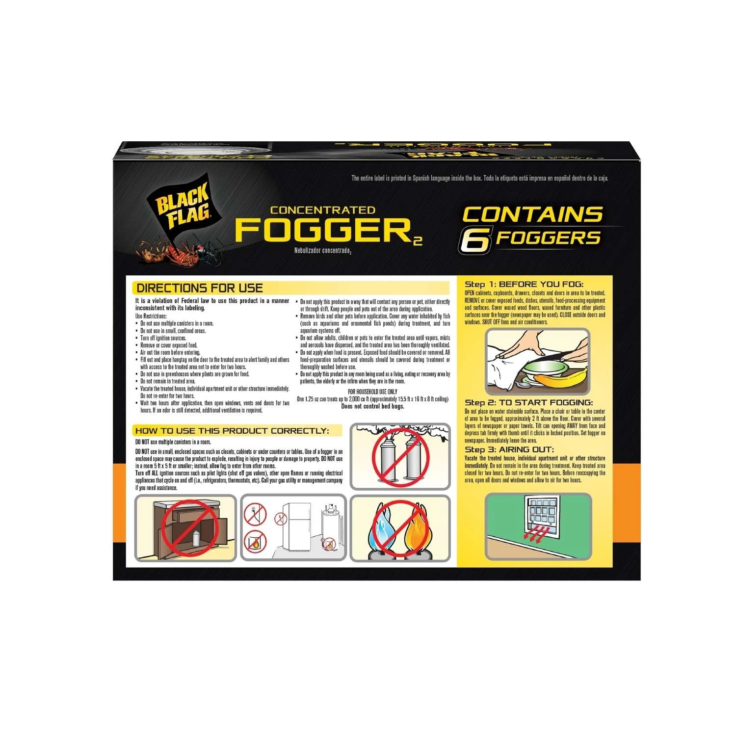 Black Flag Insect Killer Fog 1.25 Oz 2 Black Flag Insect Killer Fog 1.25 Oz - Image 2