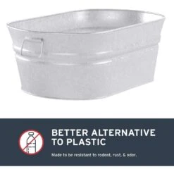 Behrens 2 Gal Steel Tub Oval -Toro Shop ec1309fa d0a7 46de a05a 0e49c01dcf9c
