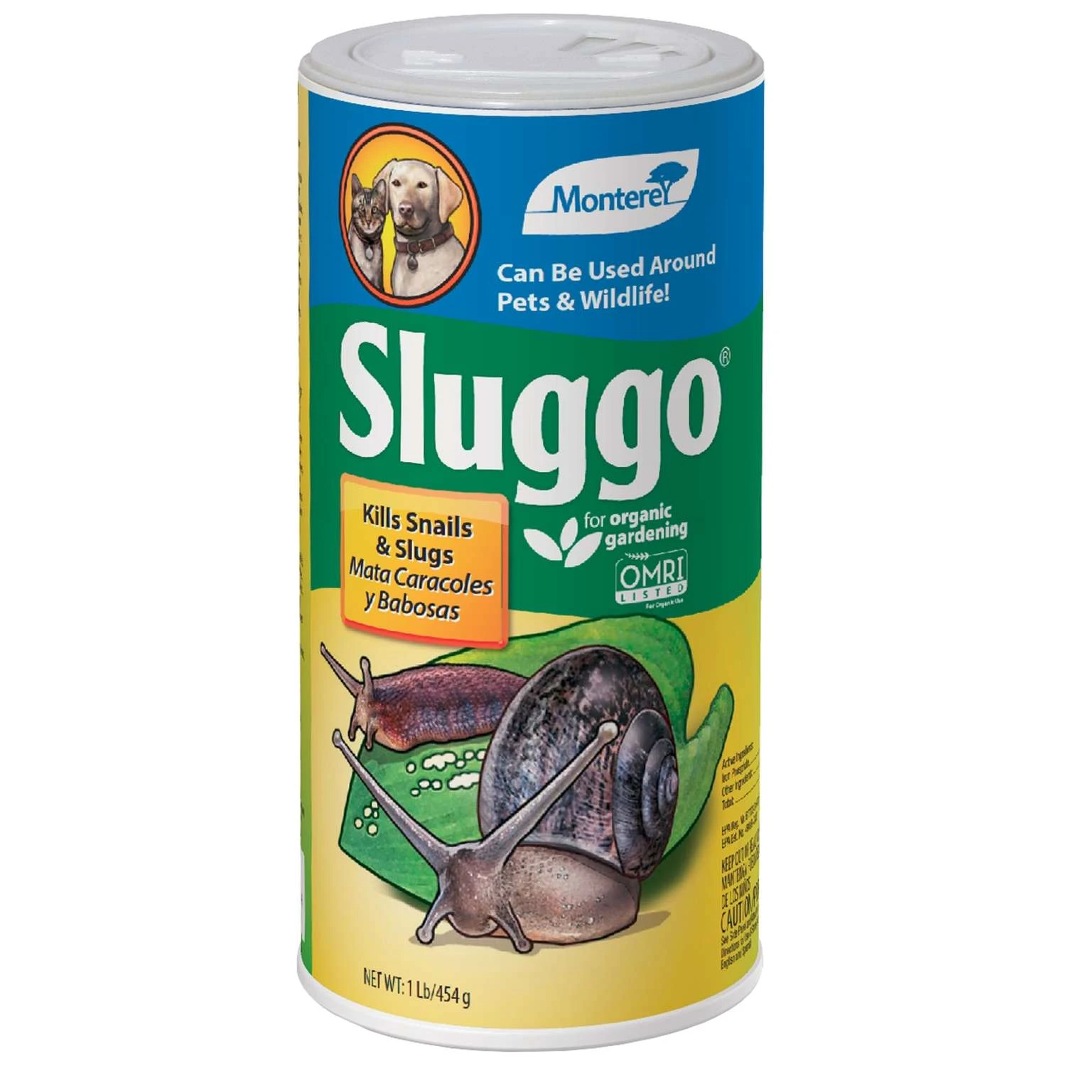 Monterey Sluggo Slug And Snail Killer 1 Lb 1 Monterey Sluggo Slug And Snail Killer 1 Lb
