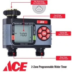 Ace HydroLogic Programmable 2 Zone Digital Water Timer -Toro Shop eed9add8 88bc 4f9e a8d4 24274033a567