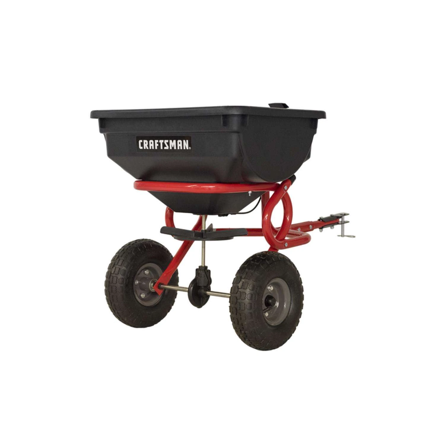 Craftsman Broadcast Tow Behind Seeder/Spreader For Fertilizer/Ice Melt/Seed 85 Lb 1 Craftsman Broadcast Tow Behind Seeder/Spreader For Fertilizer/Ice Melt/Seed 85 Lb