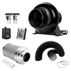 IPower 28 W Tent Ventilation Combo 7.1 In. H X 6.7 In. W